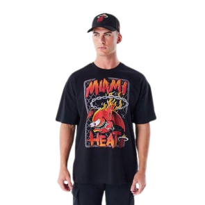 New Era NBA Miami Heat Graphic T-Shirt ''Black''