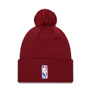 New Era Cleveland Cavaliers City Edition Alternate Bobble Beanie Hat ''Red''