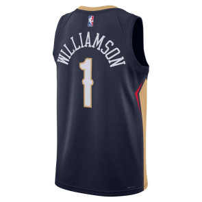 Nike NBA New Orleans Pelicans Zion Williamson Icon Edition Swingman Jersey ''College Navy''