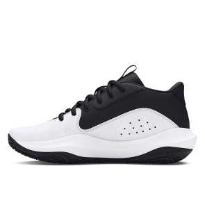 UA Lockdown 7 Kids Shoes ''White/Black'' (GS)