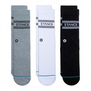 Stance Basic Crew 3-Pack Socks ''White/Grey/Black''
